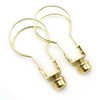 MARRTEUM Lamp Shade Light Bulb Clip Adapter with Solid Lamp