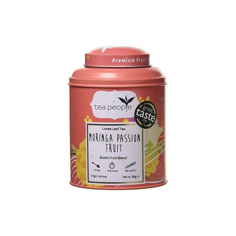 Tea People Moringa Passion Fruit, 125 g Loose Tea in