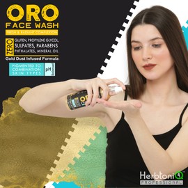 HerbtoniQ Professional ORO Face Wash Fresh & Radiant Complexion For Pigmented to Combination Skin (200ml)