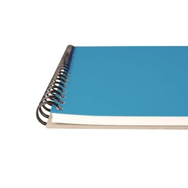 Seawhite - A4 Portrait Classic Spiral Sketchbook - 140gsm Paper - Pacific Blue Cover