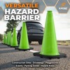 18” Lime Green Traffic Cone - 1 Pack - Premium