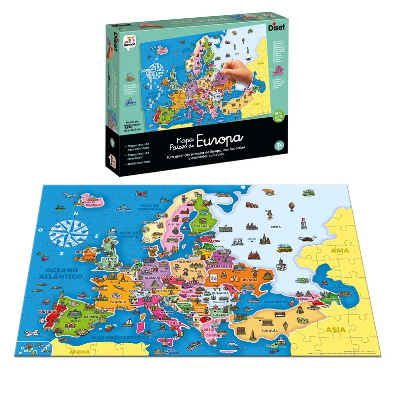 Diset – Toy Educational Countries of Europe (68947)