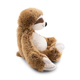 NICI 61213 Cuddly Toy Sloth Slobby 25 cm with Velcro on Hands, Brown Soft Plush Toy, Cute Plush Toy for Cuddling and Playing, for Children and Adults, Great Gift Idea