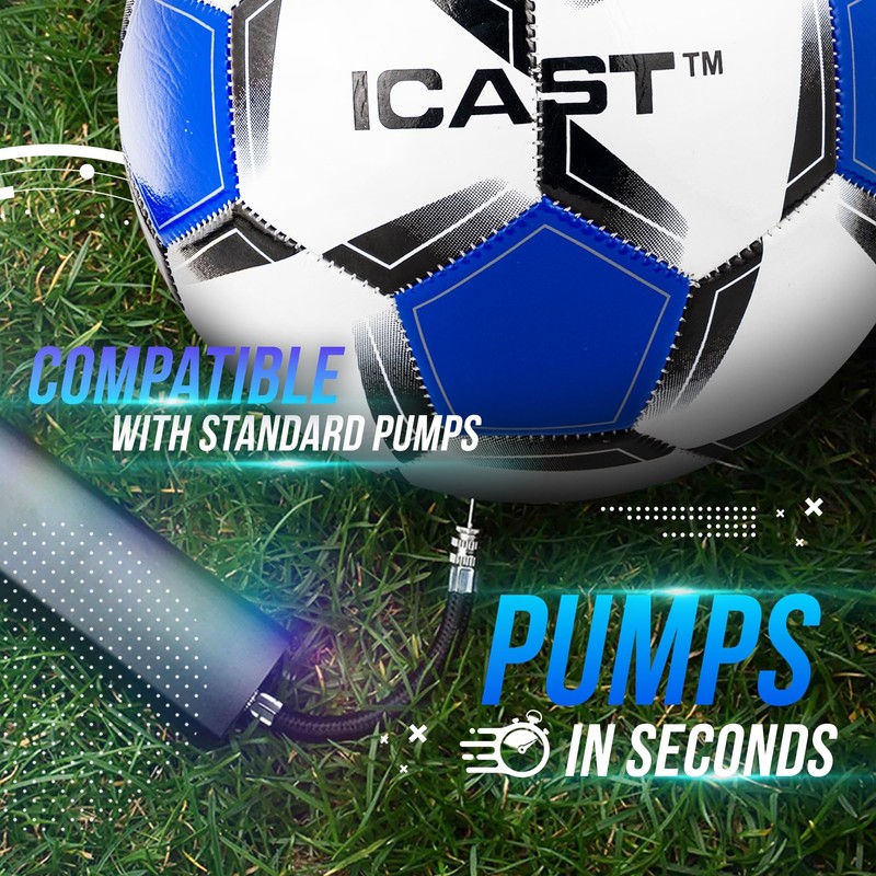 ICAST Kids Football Ball Size 5 - Lightweight, Durable Football