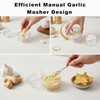 2 Pieces Manual Garlic Twist Press for Garlic, Chili, Onion