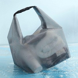 Translucent Waterproof Wash Pouch Bag for Swimming & Travel White