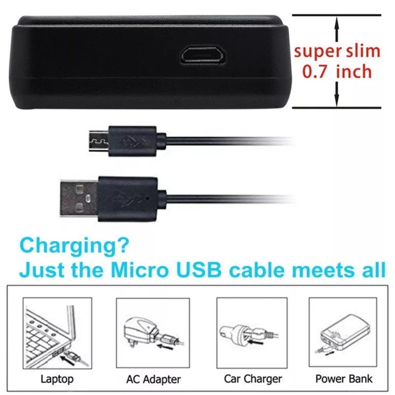 For Canon NB-6L LCD SLIM USB Charger for Canon D10,
