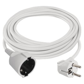 EMOS EMOS - IP20 Verl?ngerungskabel 7m - 1 Schuko-Steckdose - 250 V, 16 A, 3680 W - hochwertige PVC-Isolierung - H05VV-F3G 1,5 mm2 - erh?hter Berhrungsschutz - fr Innen - wei?