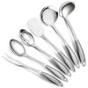 Berglander Stainless Steel Kitchen Utensils Set 6 Pcs, Cooking Utensil