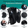 Running Vest with Water Bottles, 5L Capacity, Waterproof Front Pockets
