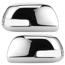 Yuecoom Wing Mirror Cover, Exterior Mirrors 2pcs Rearview Mirror Cover Electroplating Decorative Cap ABS Chrome Plated Decoration Fit for Sienna 2013 2014 2015 2016