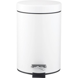 3LITRE WHITE PEDAL BIN