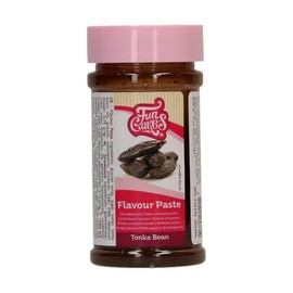 FunCakes Pasta Aromatizzante Fava Tonka: Aroma Alimentare, Gusto Intenso, Ottima per Decorare Torte, Ottimale per Impasti e Farciture, 100 g