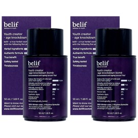 Belief Youth Creator Age Knockdown Balm 50ml x 2 Pore Serum Elasticity Ampoule / 빌리프 유쓰 크리에이터 에이지 넉다운 밤 50ml x 2개 모공세럼 탄력앰플