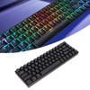 Wireless 2.4 G Mechanical Keyboard Black 68 Keys RGB Dynamic
