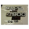 Kawasaki OSVP-088 Pair of 1976 Side Cover Emblems KZ900LTD.OE# 56018-260