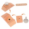 Operitacx Leather Edge Burnishing Hand Sanding Block Easy to Use