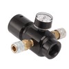 CO2 Mini Regulator Aluminum Alloy Brass Stainless Steel 8mm Dual