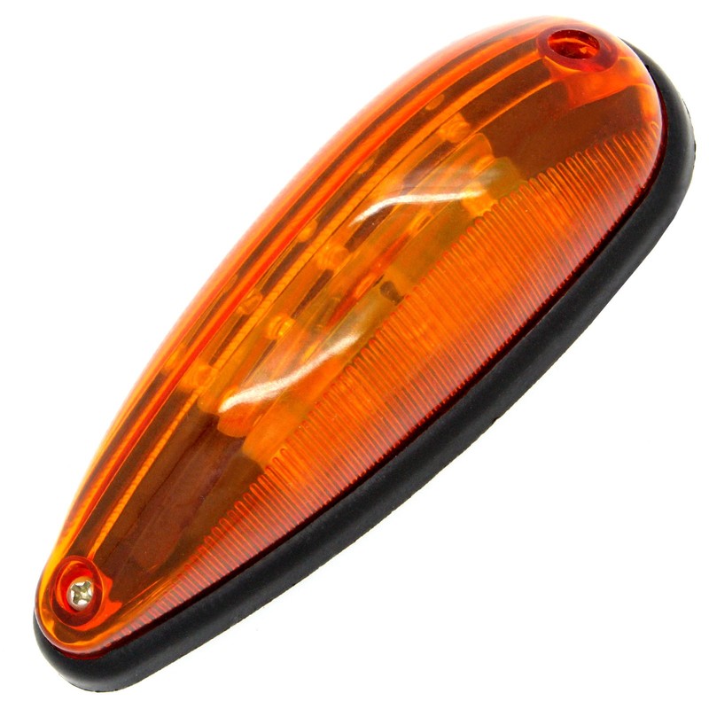 ECCPP 2 Red 2 Amber Tear Drop LED Marker Light