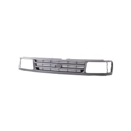 AMPLETHINK Grille Assembly with Headlight Lamp Hole For 1993-1998 Toyota T100 Pickup Truck