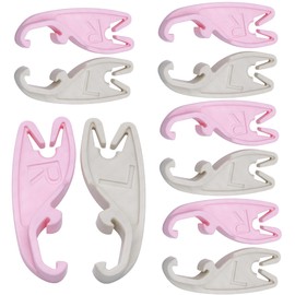 Rexka 10pcs Door Lock Pawl Lever Retainer for Ford Pickups F Series Ranger Explorer Lincoln Mercury Taurus Thunderbird Sable Cougar F3LY-6321971-A F3LY-6321970-A E6DZ-5421971-A E6DZ-5421970-A