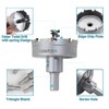 YUENTOEN 6Pcs Carbide Hole Saw Kit, 22-65MM TCT Drill Bit