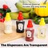 Jindizi 4PCS Salt and Pepper Shakers Sets,Plastic Airtight Spice Jar
