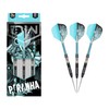 DW Piranha Steel Tip Darts, Precision Balanced, Accurate, and Durable