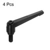 QUARKZMAN Set of 4 Adjustable Clamping Lever Handles M12 x