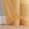 Eclipse Emina Crushed Sheer Voile Window Curtain Panel, Rod Pocket