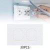Generic 30 Pieces Wall Plate Outlet Sealers, Outlet Insulation Gasket