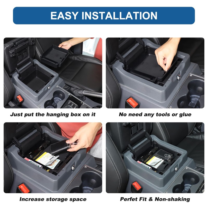 Tumukiw Center Console Organizer Tray Compatible with INEOS Grenadier Accessories