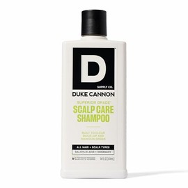 Duke Cannon - Champú para el cuidado del cuero cabelludo de grado superior para hombres, 14 onzas, ácido salicílico para eliminación de acumulaciones,