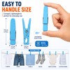 48 Pack Clothes Pegs for Washing Line with Bag, Extra