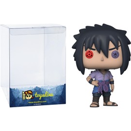 Sasuke [Rinnegan] (AAA Exc): P o p ! Animation Vinyl Figurine Bundle with 1 Compatible 'ToysDiva' Graphic Protector (1023-55049 - B)
