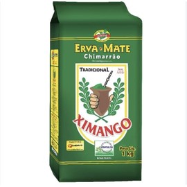 Erva Mate tradicional sem acucar para Chimarrao Brasileiro Ximango | Pack of 2x1Kg | Bundle by Brazil in Texas