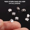 20Pcs 925 Sterling Silver Earring Backs – Secure & Durable