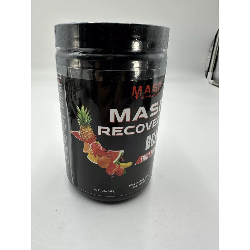 MASF Recovery BCAA Supplements Fruit Punch, 30 Servings