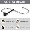 Sopito Hooks for Hanging, Pack of 8 S Hooks with