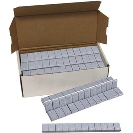 1/4oz, 0.25oz, Gray, Adhesive FE Stick on Wheel Weights 576PCS - USA Made White Tape - 1 Box -576 PCS