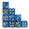 StarMall 10-Pack 16mm D6 Polyhedral Dice Set 6-sided Acrylic Die