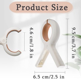 8 Pcs Towel Clips Beach Pegs Large Strong Grip Clothes Pegs Soft Grip and Non-slip Wave Design Clothes Pegs for Clothes Drying Windproof Laundry Sun Lounger Blankets(Orange)