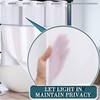 Conbo Mio Extra Wide No Hook Shower Curtain with Snap
