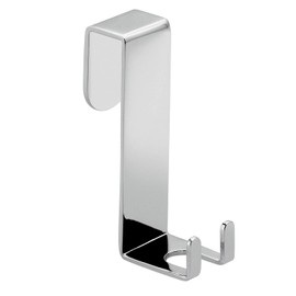 GEDY G-Thor Porta tergivetro, Misure e Peso: 2,1X4,5X7 CM & 0,04 kg, Gancio Muro in Ottone, Finitura cromata, Design R&S Gedy, 2 Anni di Garanzia