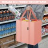 BALEINE 4 PK Grocery Bags Reusable Shopping Bags with Reinforced