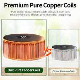 YVQVNDF Pure Copper Transformer Auto Recoginze Input Voltage Converter (500W Copper core)