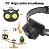 Lsnisni Headlamp Rechargeable,Ultra-Light Bright LED Kids Headlamp with Red Light,