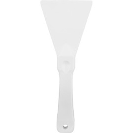 SPARTA Polypropylene Scraper Tool Food Safe Scraper for Removing Caked-On Residue in Commercial Kitchens, Plastic, 7.82 x 3 Inches, White