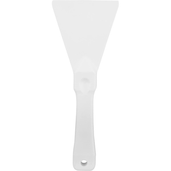 SPARTA Polypropylene Scraper Tool Food Safe Scraper for Removing Caked-On Residue in Commercial Kitchens, Plastic, 7.82 x 3 Inches, White