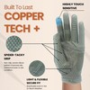 Copper Tech Plus Women's Golf Gloves with Ball Marker -